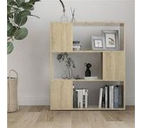vidaXL Bibliothèque / Séparateur de pièce Chêne Sonoma 80x24x94 cm