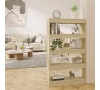 Vidaxl Bibliothèque/Séparateur De Pièce Chêne Sonoma 80x30x135 Cm