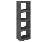 Vidaxl Bibliothèque/Séparateur De Pièce Gris 40x30x135,5 Cm Pin Massif Multicolore