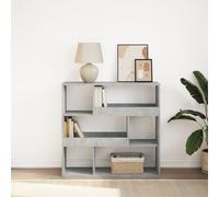 Vidaxl Bibliothèque/Séparateur De Pièce Gris Béton 100x33x94,5 Cm Multicolore