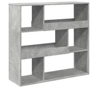 vidaXL Bibliothèque/Séparateur de pièce Gris béton 100x33x94,5 cm, séparation de pièce, cloison de pièce, étagère à Livres, bibliothèque, séparateur