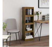 vidaXL Bibliothèque-Séparateur de pièce Marron miel 40x30x135,5 cm Pin