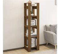 vidaXL Bibliothèque/Cloison Marron miel 41x35x160 cm Pin solide 813872