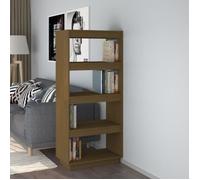 vidaXL Bibliothèque-Séparateur de pièce Marron miel 60x35x135 cm Pin