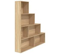 vidaXL Bibliothèque/Séparateur de Pièce, Meuble de Rangement avec Étagère, Armoire à Livres Salon Salle de Séjour Intérieur, Moderne, Chêne Sonoma Bois d’Ingénierie