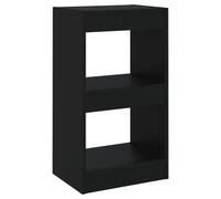 Vidaxl Bibliothèque/Séparateur De Pièce Noir 40x30x72 Cm Noir