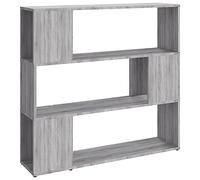 vidaXL Bibliothèque/Séparateur de pièce Sonoma Gris 100x24x94 cm