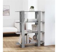 Bibliothèque/Séparateur de Pièce Blanc 100x30x123,5 cm Étagère à Livres vidaXL