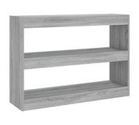 Vidaxl Bibliothèque/Séparateur De Pièce Sonoma Gris 100x30x72 Cm Gris