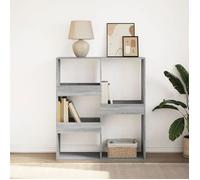 vidaXL Bibliothèque/Séparation de pièce Gris Sonoma 100x33x115 cm