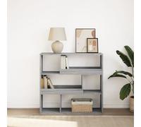 vidaXL Bibliothèque/Séparateur de pièce sonoma gris 100x33x94,5 cm
