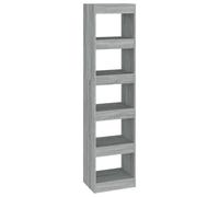 Vidaxl Bibliothèque/Séparateur De Pièce Sonoma Gris 40x30x166 Cm Gris