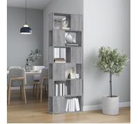 vidaXL Bibliothèque-séparateur de pièce Sonoma gris 60 x 24 x 186 cm 816033