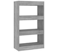 Vidaxl Bibliothèque/Séparateur De Pièce Sonoma Gris 60x30x103 Cm Gris