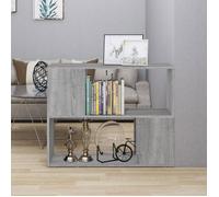 vidaXL Bibliothèque/Séparateur de pièce Sonoma gris 80x24x63 cm, séparateur de pièce, cloison de séparation, étagère à 826645