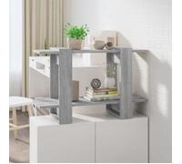 vidaXL Bibliothèque-Séparateur de pièce Sonoma gris 80x30x51 cm