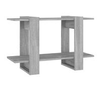 Vidaxl Bibliothèque/Séparateur De Pièce Sonoma Gris 80x30x51 Cm Gris