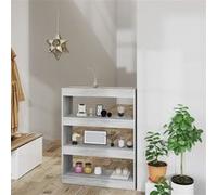 vidaXL Bibliothèque/Séparateur de pièce sonoma gris bois d'ingénierie813618 Gris G