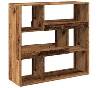 vidaXL Bibliothèque / Séparateur de pièce Vieux bois 100×33×94,5 cm Multicolore