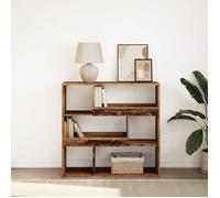 vidaXL Bibliothèque / Séparateur de pièce Vieux bois 100×33×94,5 cm Multicolore