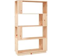 vidaXL Bibliothèque/séparation de pièce 80x25x132 cm pin massif