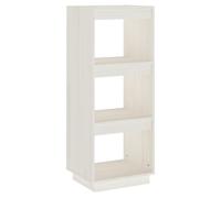 vidaXL Bibliothèque/séparation de pièce blanc 40x35x103 cm pin massif