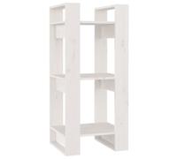 vidaXL Bibliothèque/séparation de pièce blanc 41x35x91 cm pin massif