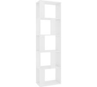 Bibliothèque/Séparateur de Pièce Rangement Salon Noir Bois d’Ingénierie vidaXL