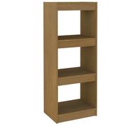vidaXL Bibliothèque/séparation de pièce brun miel 40x30x103,5 pin massif