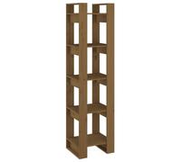 Vidaxl Bibliothèque/Cloison Marron Miel 41x35x160 Cm Pin Solide Marron