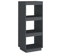 vidaXL Bibliothèque/Séparation de pièce Gris 40x35x103 cm Pin massif