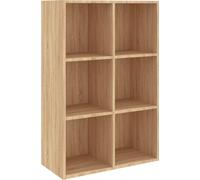 vidaXL Bibliothèque/Sideboard Chêne Sonoma 66x30x98 cm Matériau dérivé du bois