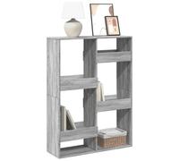 vidaXL Bibliothèque sonoma gris 100x33x135 cm bois d'ingénierie