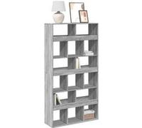 vidaXL Bibliothèque sonoma gris 100x33x187,5 cm bois d'ingénierie3309380 Gris G
