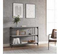 vidaXL Bibliothèque Sonoma Bois d'ingénierie et acier Gris 100x33x70,5 cm 819355