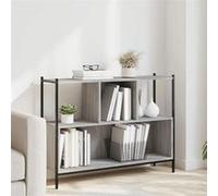 vidaXL Bibliothèque moderne Sonoma gris 102x28x77,5 cm Bois d'ingénierie
