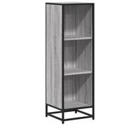 vidaXL Bibliothèque Sonoma Gris – Bois d'ingénierie 33,5x33x107,5 cm – Séparateur de pièce