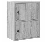 vidaXL Bibliothèque Sonoma Gris 40x24x52 cm Bois d'ingénierie, étagère à Livres, Support de Rangement, Support à Livres, Armoire de Rangement