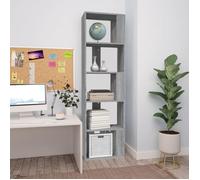 vidaXL Bibliothèque Sonoma gris 45x24x160 cm Bois d'ingénierie 826376
