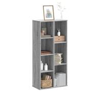vidaXL Bibliothèque Sonoma 50x25x105 cm Bois d'ingénierie Gris