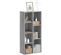vidaXL Bibliothèque Sonoma 50x25x105 cm Bois d'ingénierie Gris