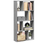 vidaXL Bibliothèque Sonoma Gris 60×20×120,5 cm – Bois d'ingénierie