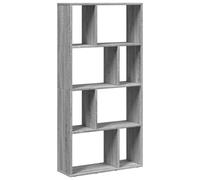 vidaXL Bibliothèque Sonoma Gris 60x20x120,5 cm Bois d'ingénierie, étagère, étagère de Rangement, Support à Livres, étagère à Livres, étagère de Stockage