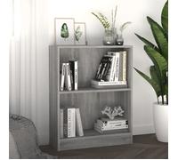 vidaXL Bibliothèque Sonoma gris 60x24x74,5 cm Bois d'ingénierie 815085
