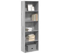 vidaXL Bibliothèque Sonoma gris 60x30x189 cm Bois d'ingénierie