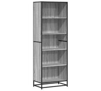 vidaXL Bibliothèque Sonoma Gris – Bois d'ingénierie 60x35x170,5 cm – Étagère à livres