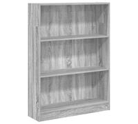 vidaXL Bibliothèque Sonoma Gris 80x24x109 cm Bois composite