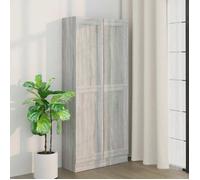 vidaXL Bibliothèque Sonoma Gris – Bois d'ingénierie 82,5x30,5x185,5 cm – 815115