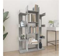vidaXL Bibliothèque Sonoma gris 86x25,5x140 cm Bois d'ingénierie816003 Gris G