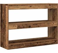 vidaXL Bibliothèque vieux bois 100 x 30 x 72 cm Bois composite